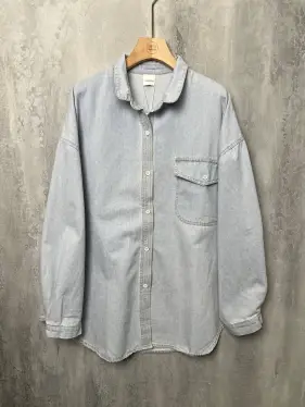 Джинсовая рубашка 54-58