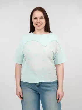 Футболка Сердце 6000 Италия Размер 50-58