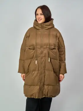 Пуховик женский длинный 19