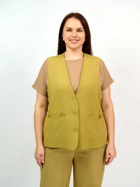 Удлиненный жилет 25018