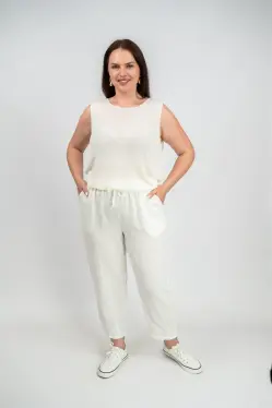 Брюки лен 25006-2