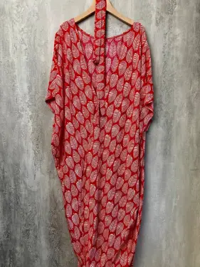 Туника-халат (красный) 34