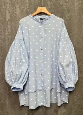 Рубашка фонарик Италия 3160 в сердце