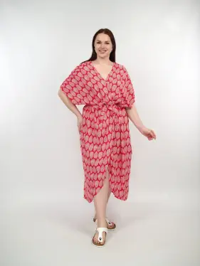 Туника-халат (красный) 34