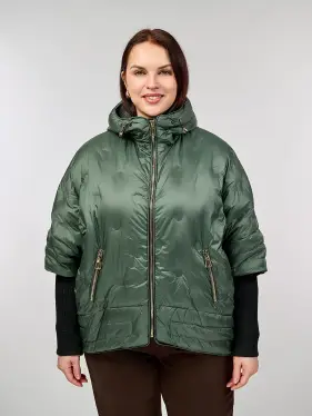 Куртка с трикотажным рукавом 6560