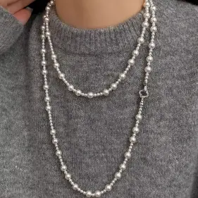 Ожерелье жемчужное Б0091