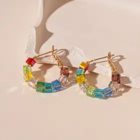 Серьги Радуга Б0102