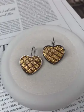 Серьги Имбирное печенье Б0068