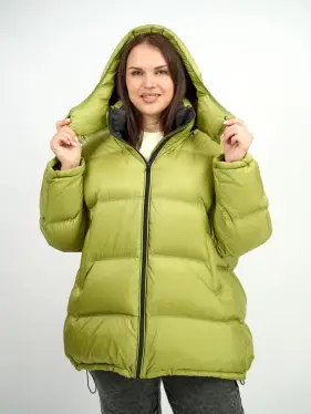 Пуховик зимний 9903 удлиненный