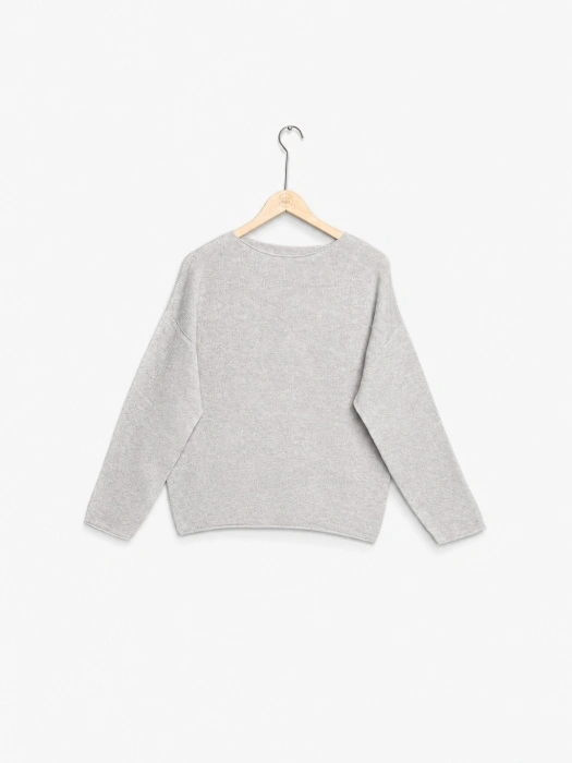 Джемпер 25681 серый Уценка