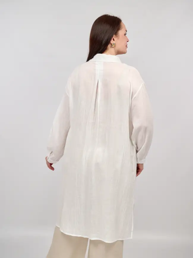 Рубашка-кардиган 2508 Размер 50-58 фото 30