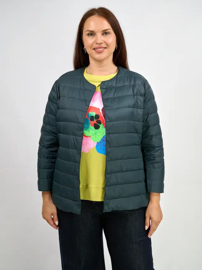 Легкая пуховая куртка 8802 фото 10