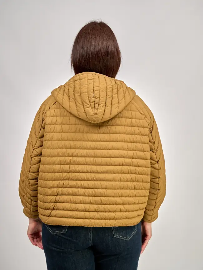 Легкая пуховая куртка размер 44-56 6007 фото 6