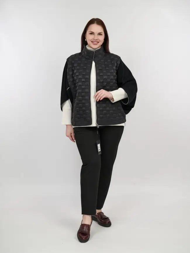 Пончо 2613 Размеры 50-58 фото 2