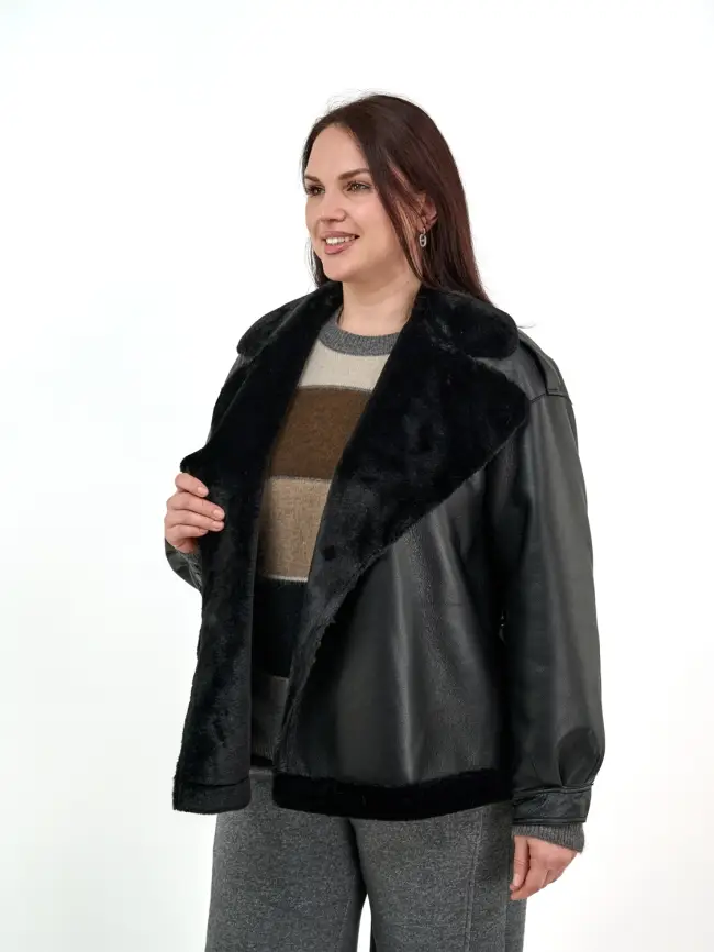 Дубленка 121103 Размер 50-58 фото 9