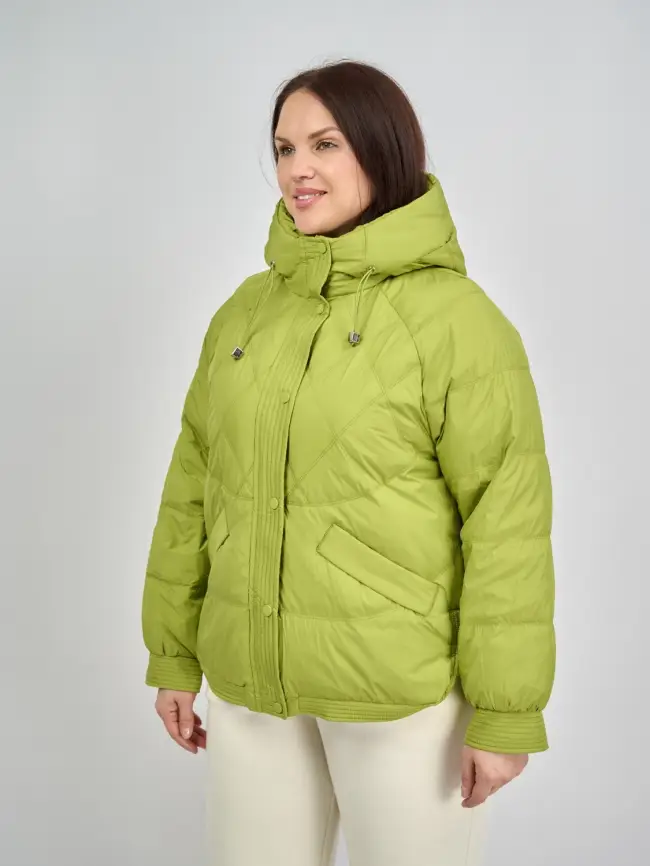 Пуховая куртка ЭттоПлюс 2553 Размер 48-52 фото 146