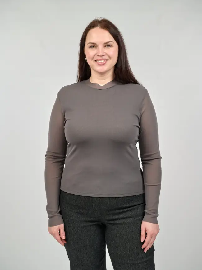 Лонгслив 25252 Размер 48-54 фото 2