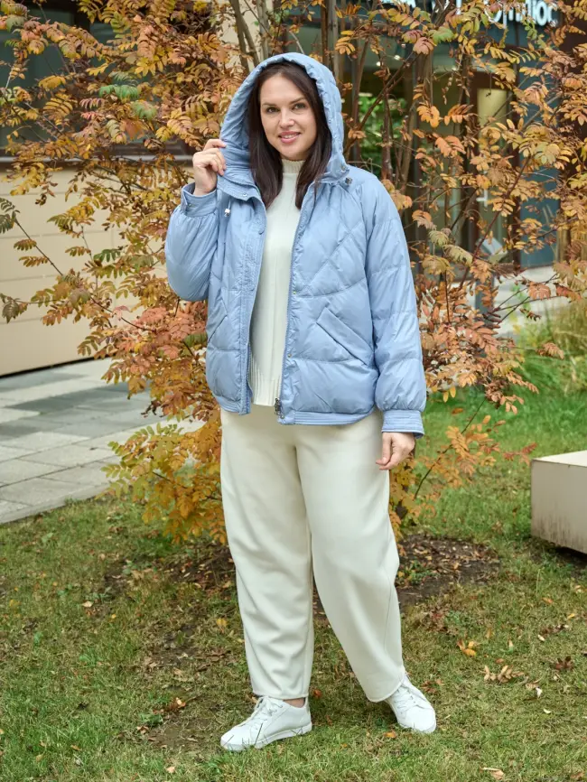 Пуховая куртка ЭттоПлюс 2553 Размер 48-52 фото 109