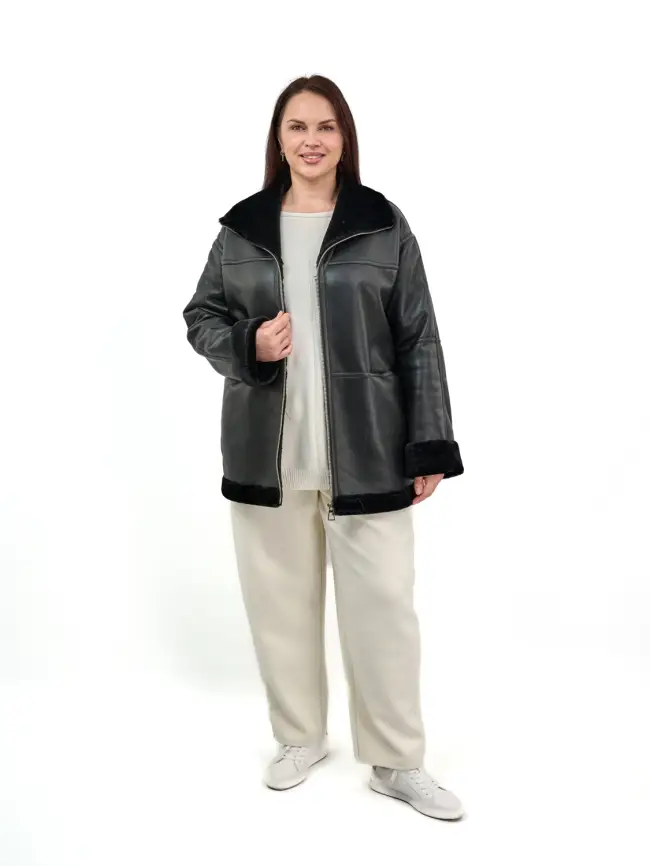 Дубленка 122802 Размер 50-54 фото 3