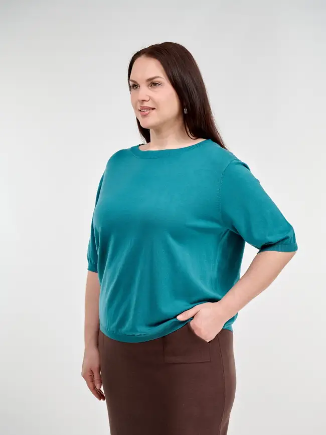 Джемпер 77643 ЭттоПлюс Размер 50-58 фото 50