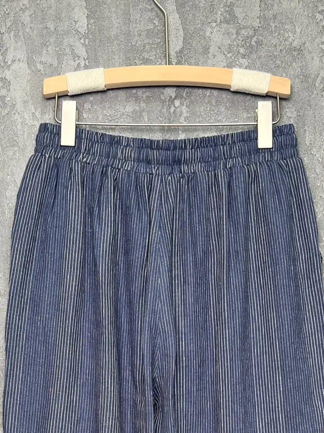 Брюки лен 25002 фото 7