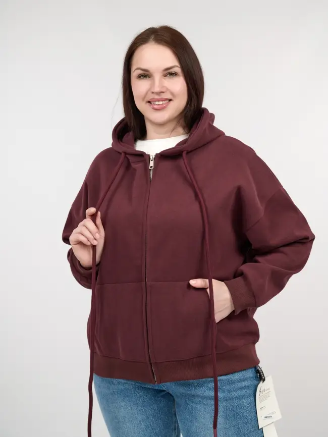 Худи зип оверсайз 505 Размер 50-58 фото 29