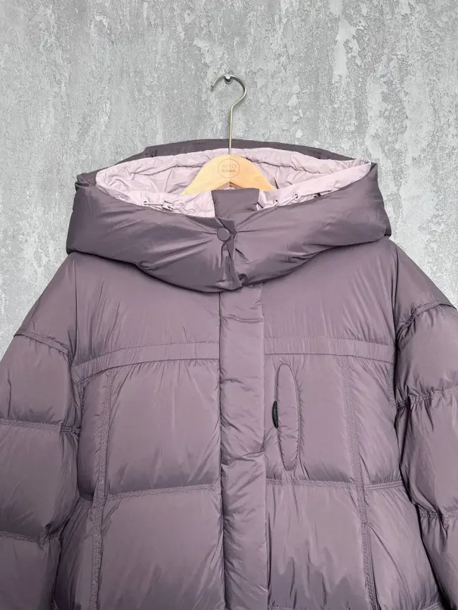 Пуховое пальто 8892 Размер 48-52 фото 22