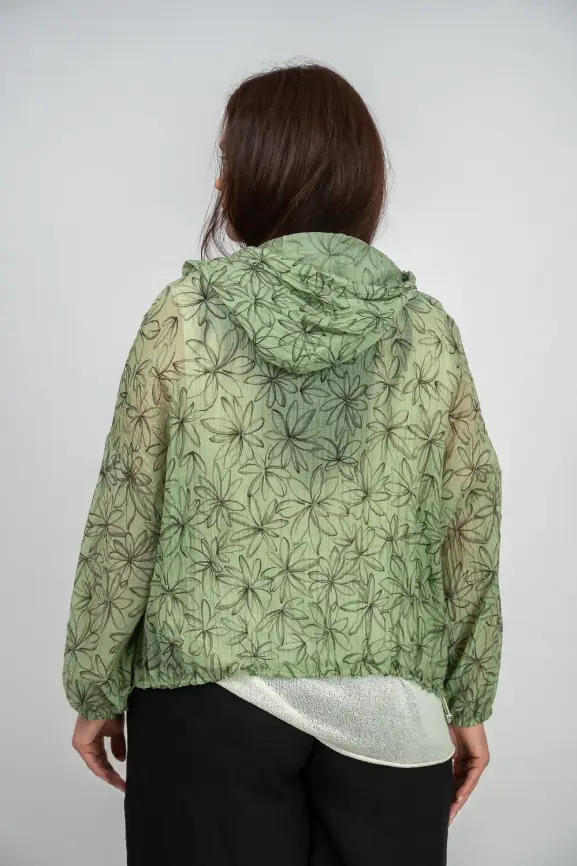 Ветровка-пыльник на молнии 9182 фото 29