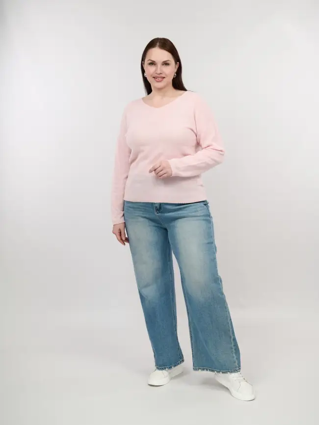 Джемпер шерсть,кашемир 25678 Размер 48-56 фото 16