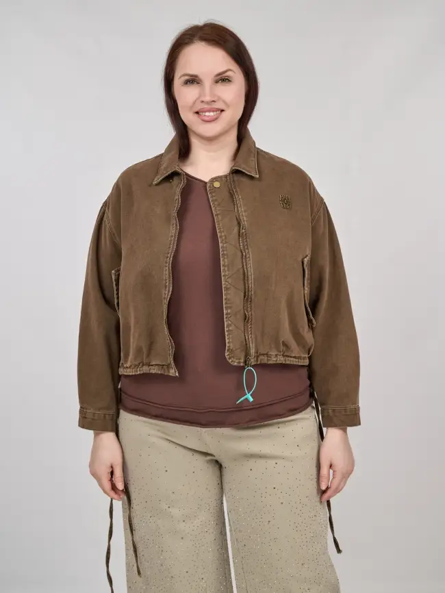 Куртка джинсовая  88111 Размер 48-56 фото 1