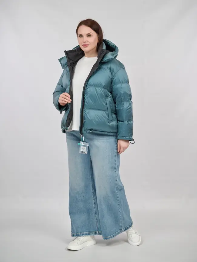 Пуховик зимний короткий 9903 Размер 50-58 фото 62