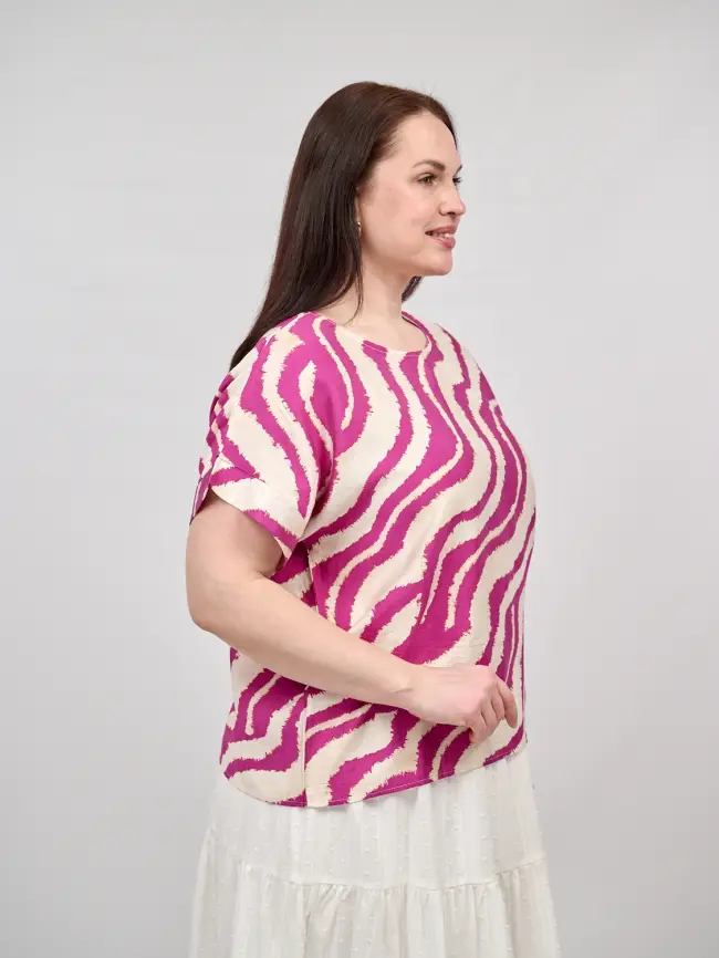 Блуза ЭттоПлюс 038 Размер 50-58 фото 4