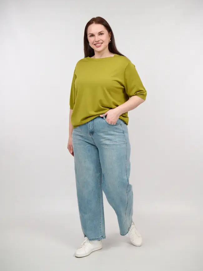 Джинсы 9893 Размер 48-54 фото 3