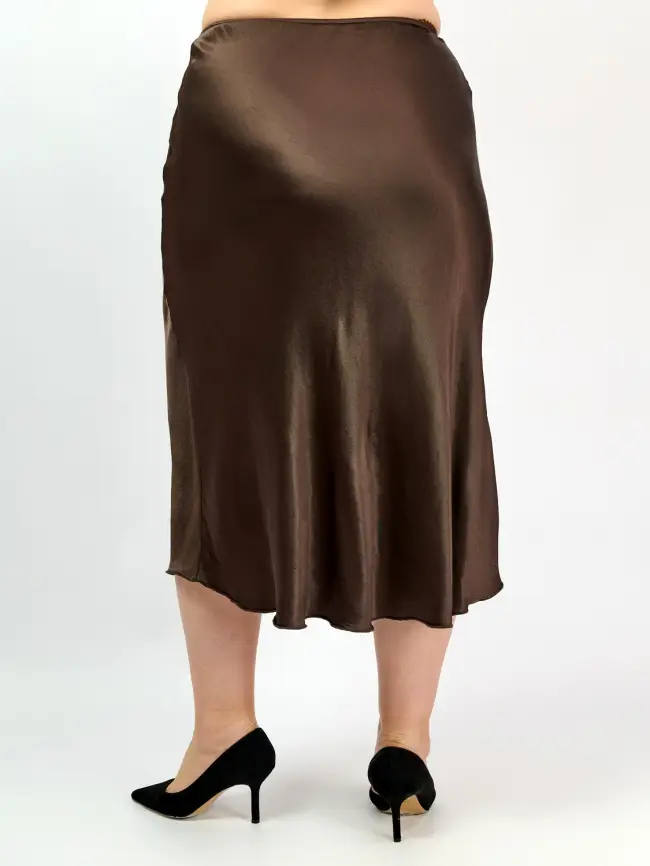 Юбка атлас 9298-1 Размер 48-56 фото 98