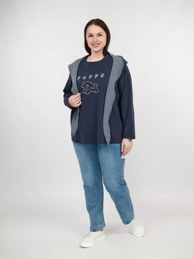 Лонгслив 3929 Размер 54-60 фото 2