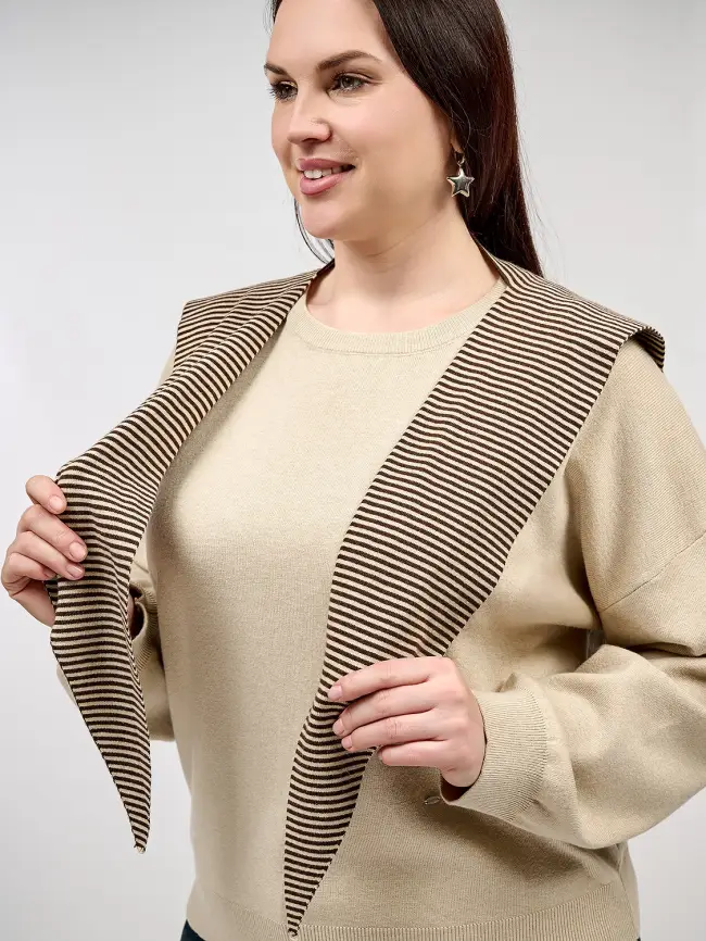 Джемпер 9191 Размер 50-58 фото 14