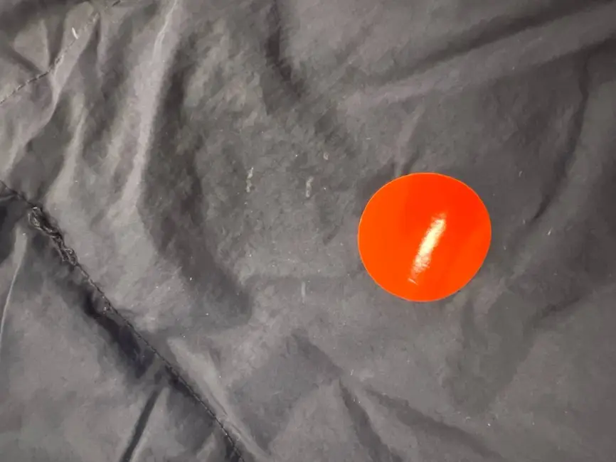 Пуховик женский с шарфом 8358 Размер 50-58 (холодный баклажан) уценка фото 2