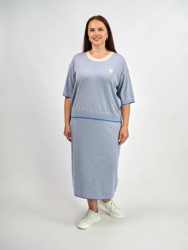 Костюм двойка ЭттоПлюс 25418 Размеры 52-58 фото 9