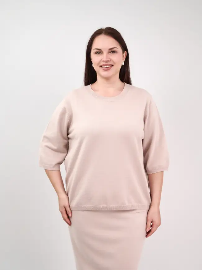 Джемпер 25412 ЭттоПлюс Размер 50-58 фото 1