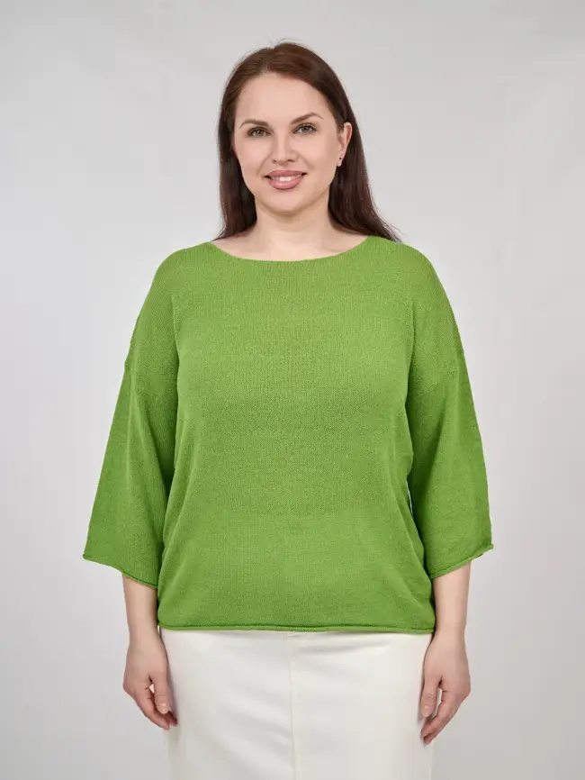 Джемпер облегченный ЭттоПлюс 25107-1 Размер 50-58. фото 2