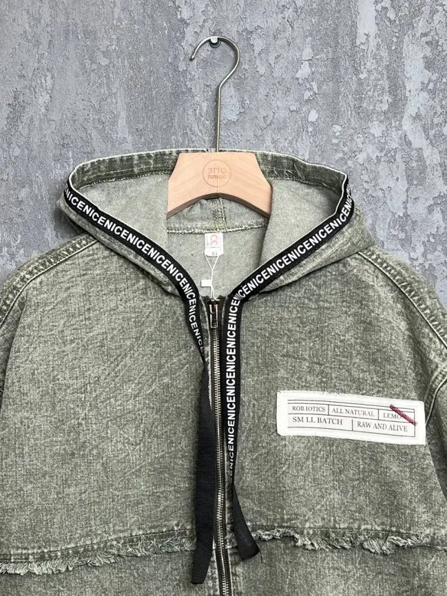 Куртка джинсовая 2918 Размеры 46-54 фото 8