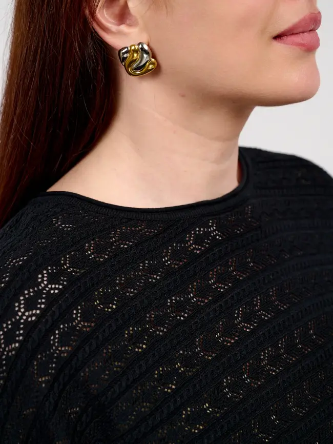 Джемпер "Ажурная вязка"ЭттоПлюс 6767 Размер 54-60 фото 39