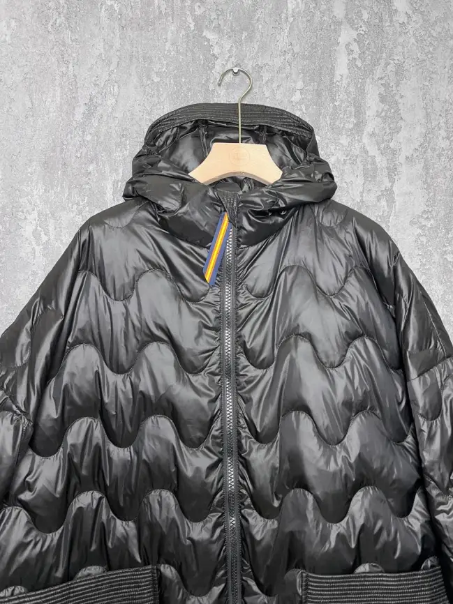 Пуховое пальто 1695 Размер 50-58 фото 8