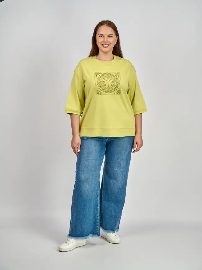 Лонгслив с принтом 95048 Размер 54-58 фото 70