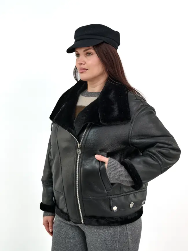 Дубленка 18829 Размер 50-54 фото 16