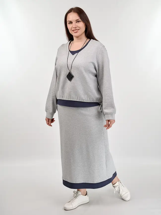 Костюм тройка 0093 Размеры 54-58 фото 2