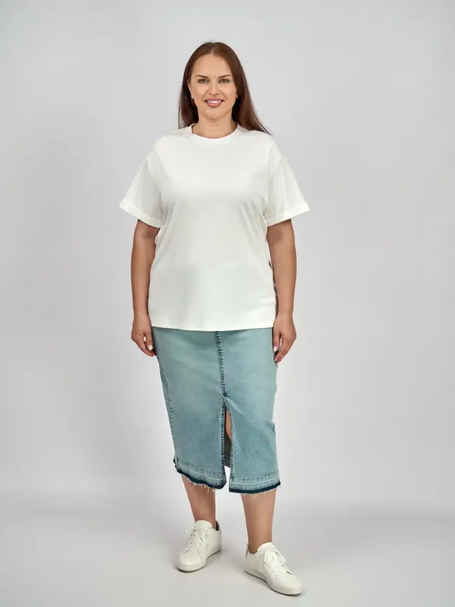 Юбка джинсовая 2338 Турция фото 1