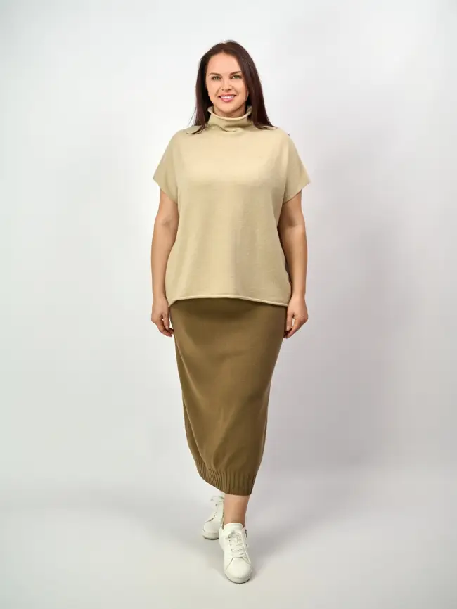 Юбка ЭттоПлюс 665 Размер 50-58 фото 96