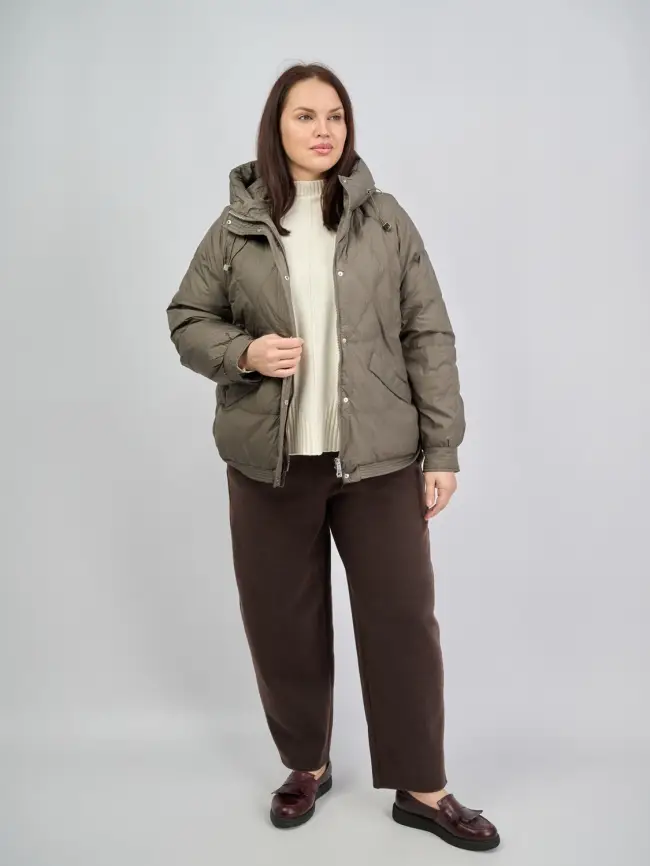 Пуховая куртка ЭттоПлюс 2553 Размер 48-52 фото 181