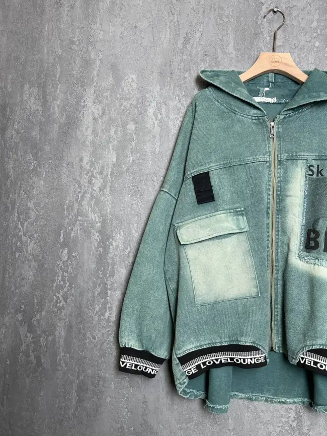 Куртка джинсовая 018 Размеры 48-58 фото 3